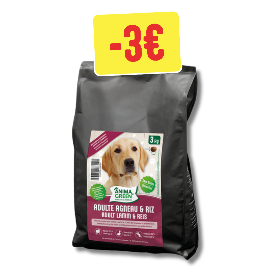 Croquettes AnimaGreen 3 kg